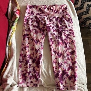 Old Navy Purple Tie-Dye Leggings